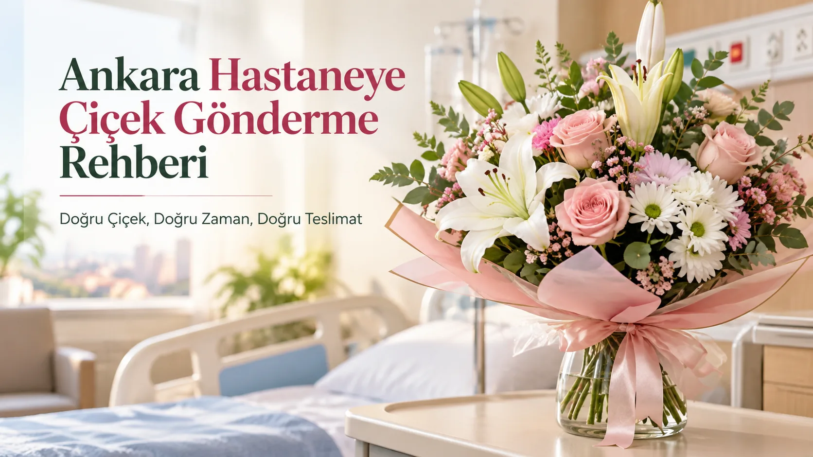 Ankara hastaneye çiçek gönderme